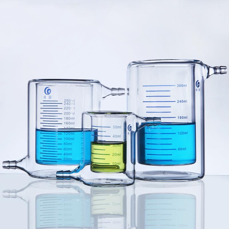 

Thicken Double Layer Heat-resistant Glass Beaker Photo-catalytic Reactor Photocatalytic resent Laboratory Equipment1