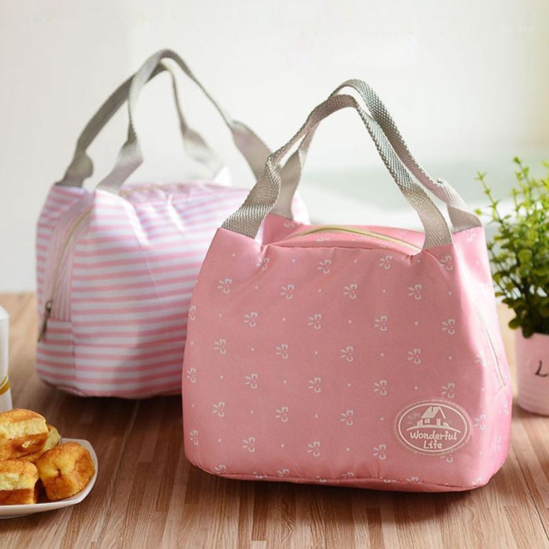 

Fashion Portable Insulated Oxford Cloth Lunch Bag Thermal Picnic Lunch Bags For Women Kids Men Print Box Bag Tote1