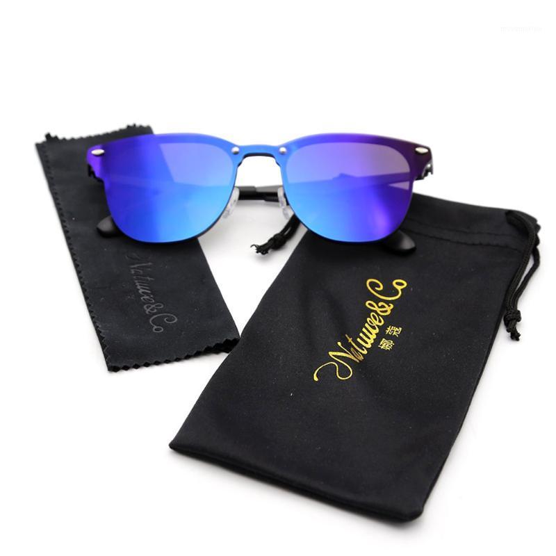 

Natuwe&Co Retro Polarized UV400 Sunglasses Men Women Mirror Driving Coating Lens Eyewear1