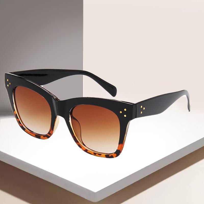 

2020 Hot Cat Eye Designer Women Sun Glasses Lady Oversized Frame Cateye Eyewear1