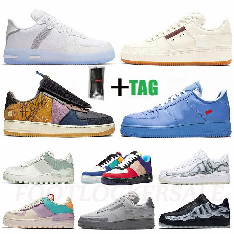 

!Air! N354 Sail Gum Skate Sneakers React White Ice Cactus Jack MCA Shadow Basketball Trainers Type N.354 Forcee Mens Womens Running Shoes, 15