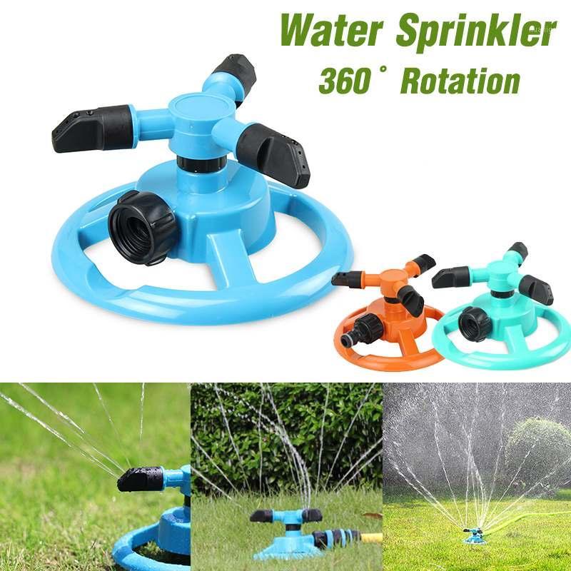 

360 Degrees Rotating Watering Round Garden Sprinklers High Water Pressure Head Sprinkler 1/2 inch Integrated Sprinkler1, Green