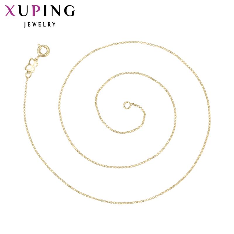 

Xuping High Quality Nice Gold Color Plated Necklace Fashion Necklace Popular Jewelry Promotion 42601