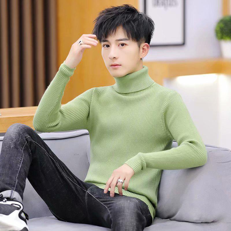 

Men's Sweaters Streetwear Long sleeve Turtleneck Sweaters For Men Casual Solid Colors Pullovers Sweater Mens Plus Size 3XL, Black