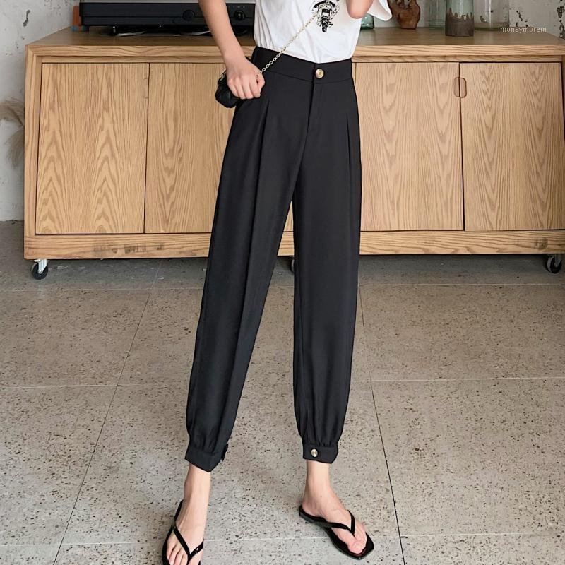 

Plus Size Summer 9 Points Loose Chiffon Harem Pants for Women  L XL 2XL 3XL 4XL1, Beige