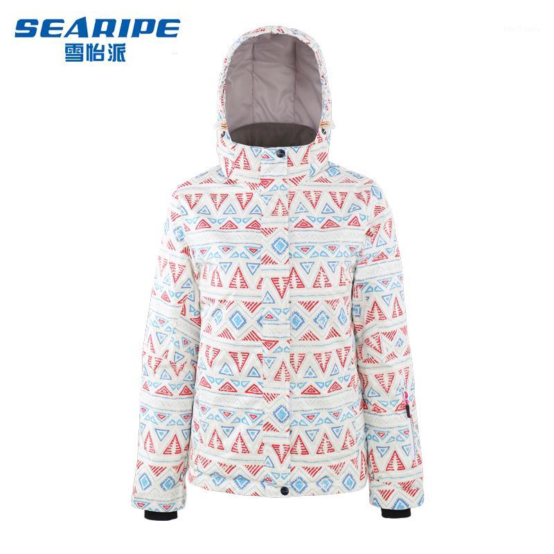 

2020 Winter Ski Jackets Ladies Single Double Board Feamale Ski Clothing Windproof Waterproof Warm Thick Coat Jacket Women1, Beige
