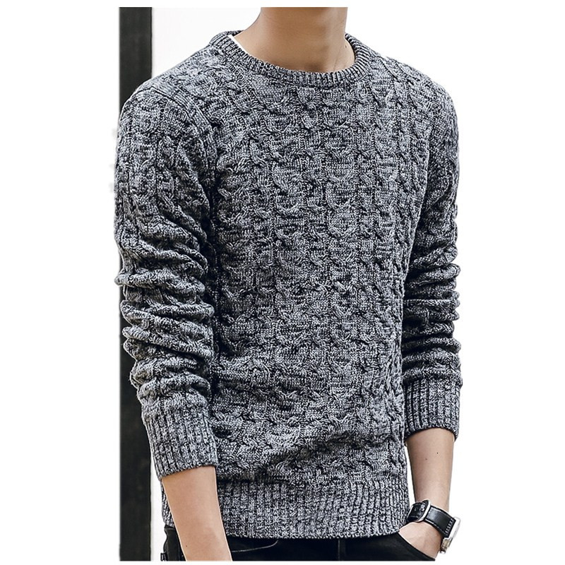 

2021 New Men Fashionable Clothes Fahsion the Men's Winter Neck Sweater Casual Long Sleeve YLFI, Brown