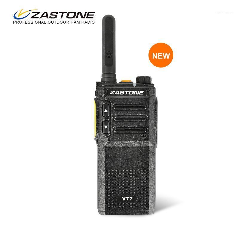 

Zastone V77 Portable Walkie talkie UHF 400-470MHz 1500mAh Slim Handheld Transceiver Mini Radio Transceiver Talkie Walkie1