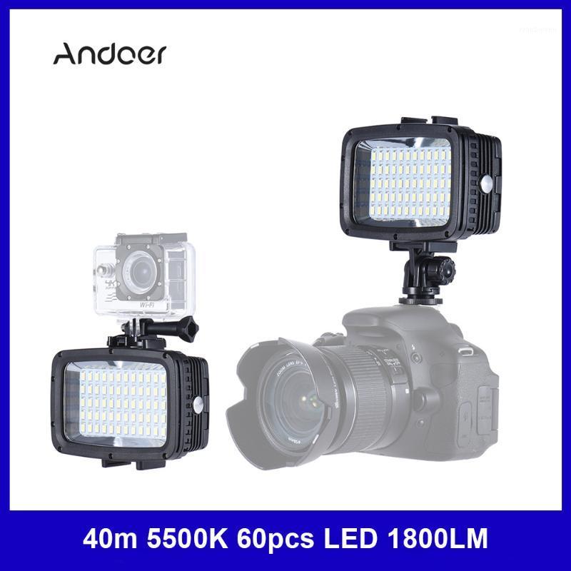 

1800LM 3 Modes Waterproof 40m 5500K 60pcs LED Diving Light Video Photo Lamp for Hero DSLR Camera1