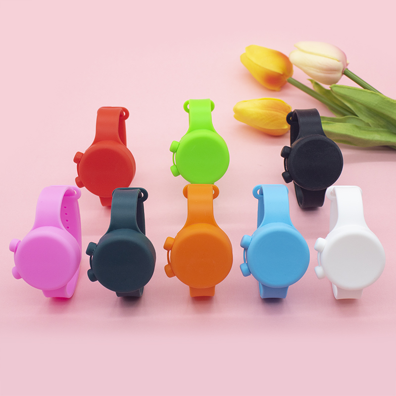 

Home Wrist Hand Silicone Sanitizer Wearable Dispensing Portable Bracelet Squeezy Wristband