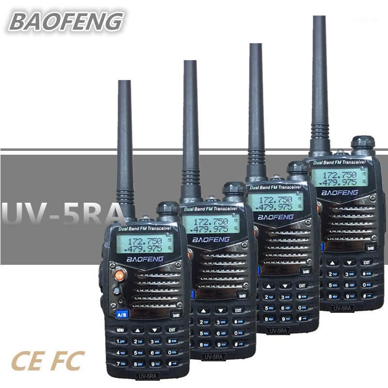 

4PCS BAOFENG UV-5RA Portable Two Way Radio 1800mAh 136-174MHZ/400-520MHZ 128CH Dual Band Long Range Ham Transceiver CB Radio1