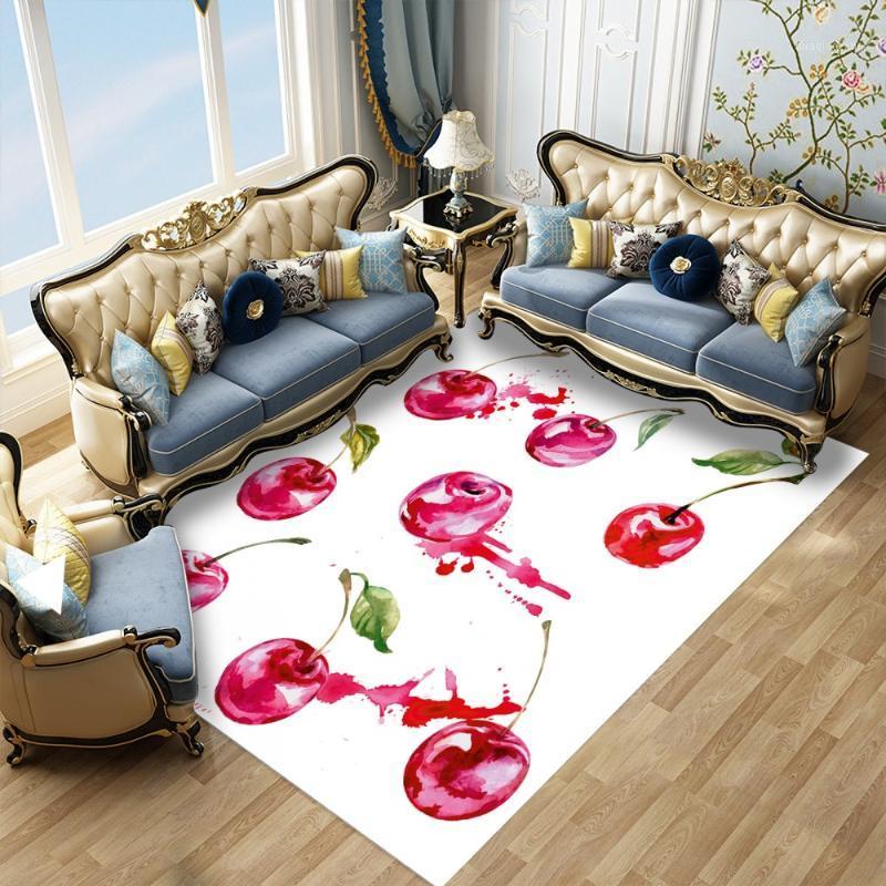 

Cherry Leaves Fruit 3D Print Floor Mats Outdoor Indoor Doormat Welcome Mat Front Entry Rug Entrance Floor Carpet for Living Room1, Cherry-8