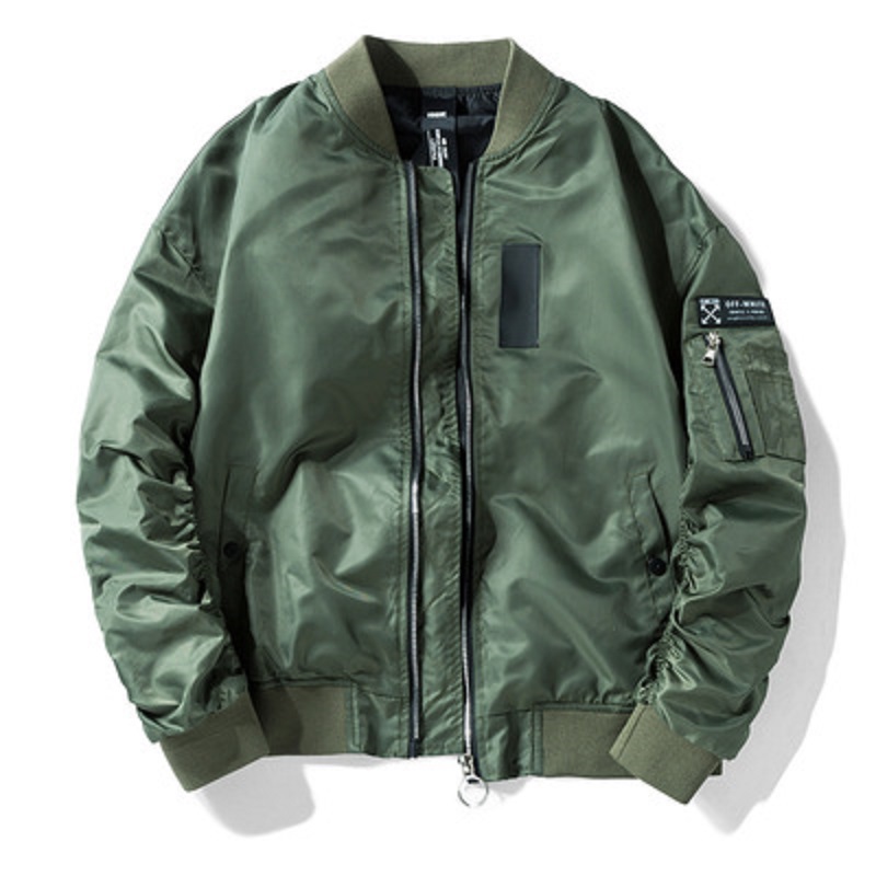 

Mens Designer Winter Cotton Slim Baseball Thick Jacket Biker Motorcycle Couple Coat Outwear Hot Sell Windbreaker Army Green And Black, Black thick