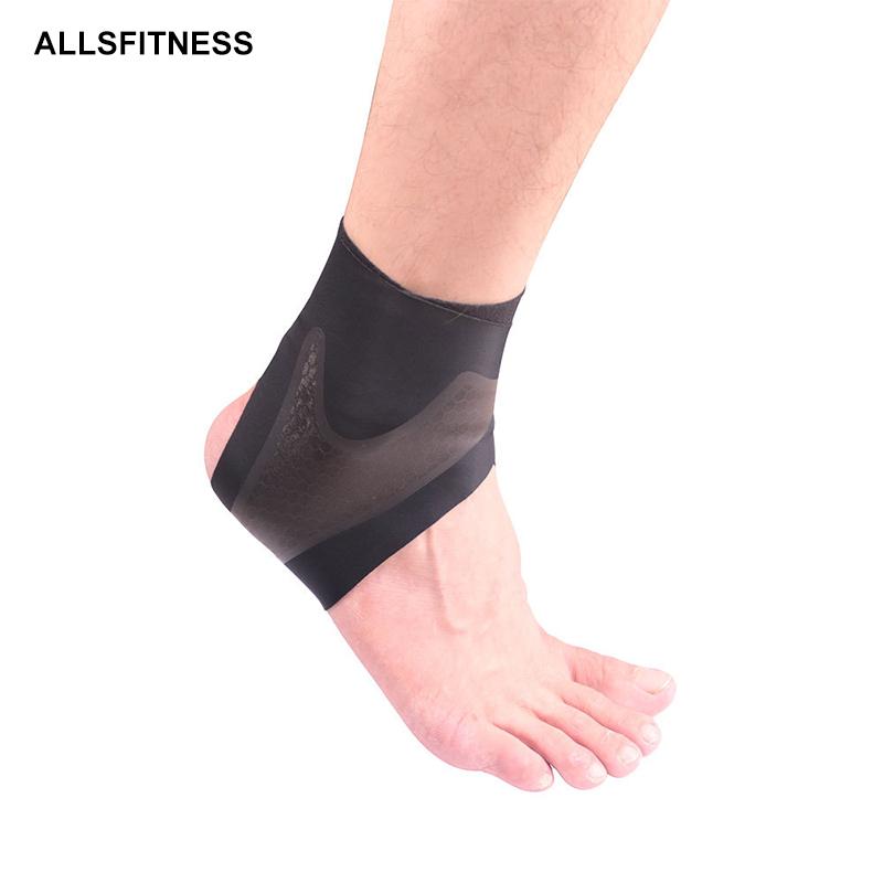

2Pc Adjustable Sports Elasticneoprene Ankle Support Sleeve Safety Gym Basketball Ankle BraceFoot Protection With Anti-Slip Strap, 2 pcs
