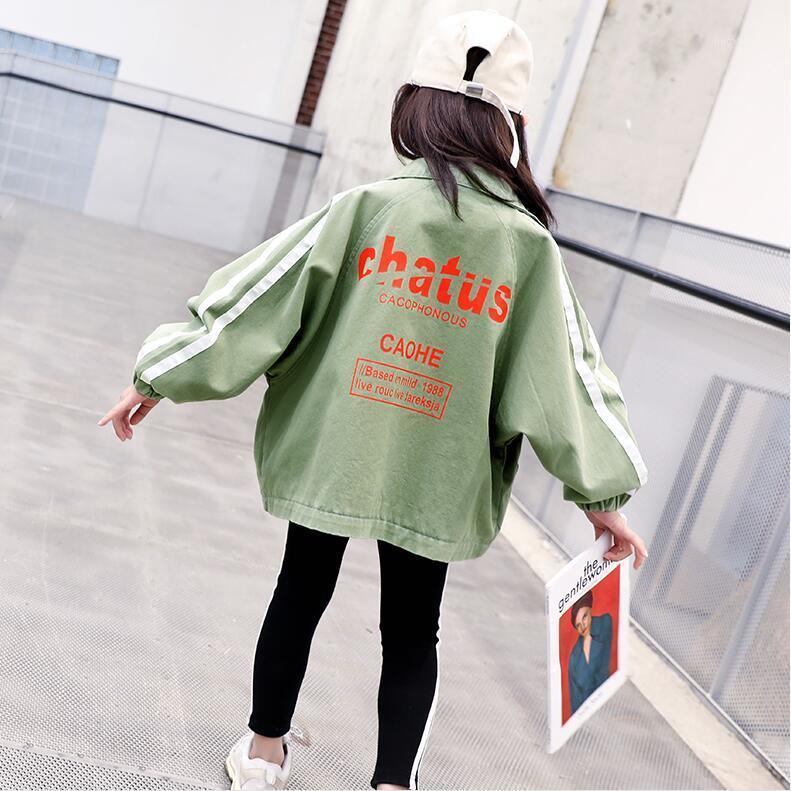 

2020 Fashion Infant Baby Girls Boys Kids Jacket Coat Solid Jacket Autumn Spring Thin Children Tops 4-13 Years1, Black