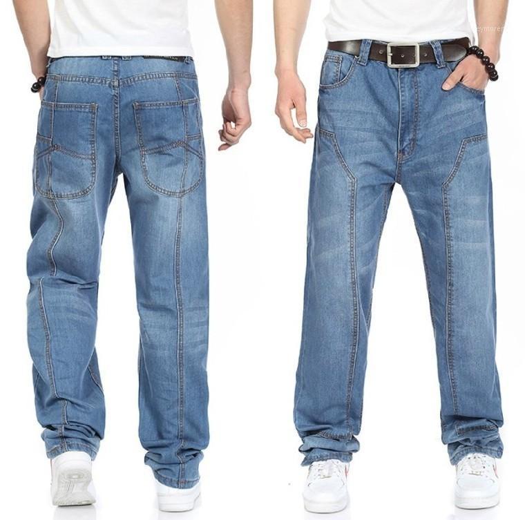 

Plus size 44 42 5XL 4XL men's rock Skateboard HIP HOP jeans 2020 New baggy jeans HIGHT QUALITY designer brands man trousers1, Us size 059