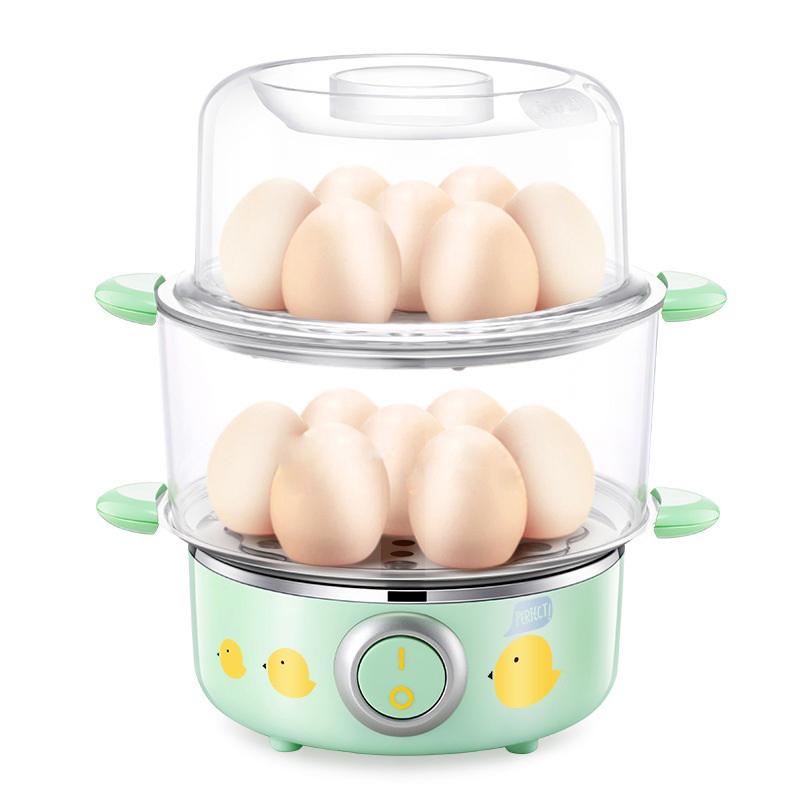 

DMWD Stainless Steel Electric Cooker 220V 2 Layer Breakfast Machine Rapid Egg Cooker Egg Custard Steamer Heater