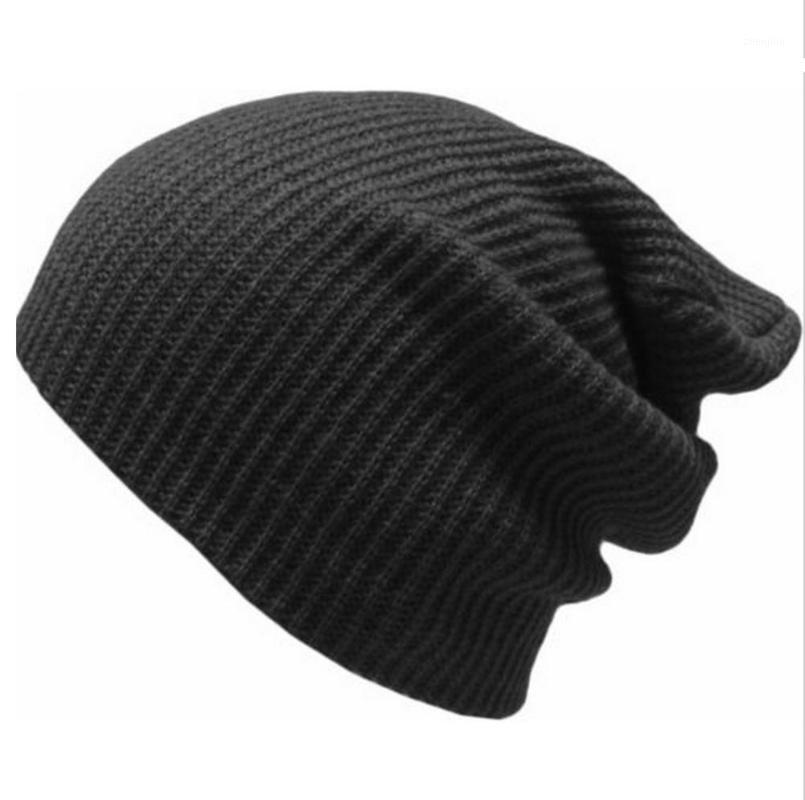 

New Fashion Women Men Knitting Beanie Hip-Hop Autumn Winter Warm Caps Unisex Striped Hats For Women 7 Colors1