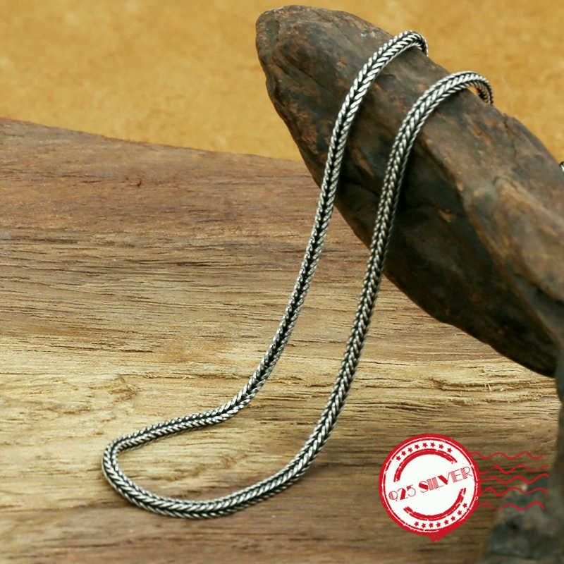 

S925 sterling silver necklace personality fashion classic jewelry wild snake shape modeling chain 2020 new gift to send lover
