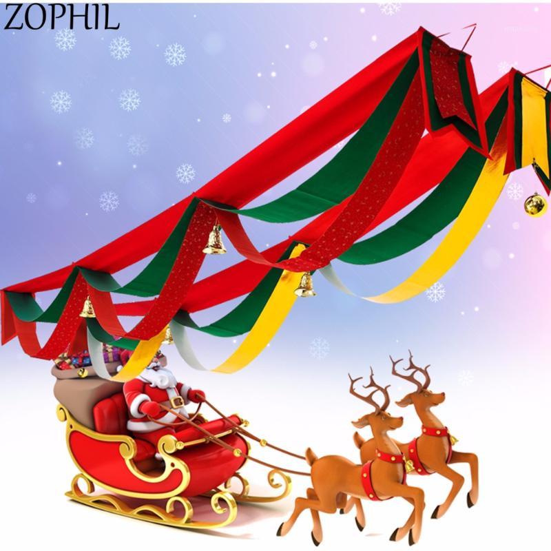 

ZOPHIL 2018 Merry Christmas Decorations for Home New Year Ornaments Natal Xmas Wreath Garland Cheap Supplies Ribbon Accessories1