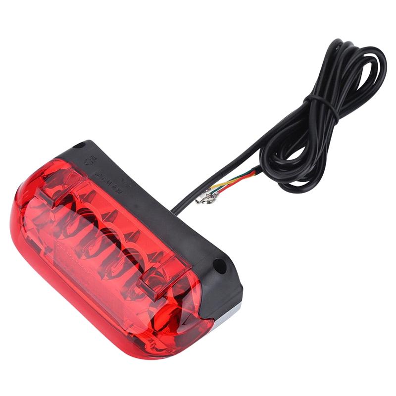 

Electric Bicycle Led Tail Light Brake Light Turn Signal Rear Lamp 48V