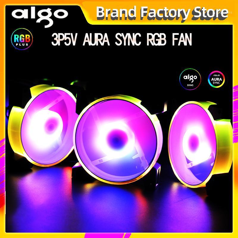 

Aigo c7 3pin5v Aura Sync RGB Fan 120mm LED PC Computer Case Fan Quiet CPU Cooler Cooling Adjust speed mute controller Remote1