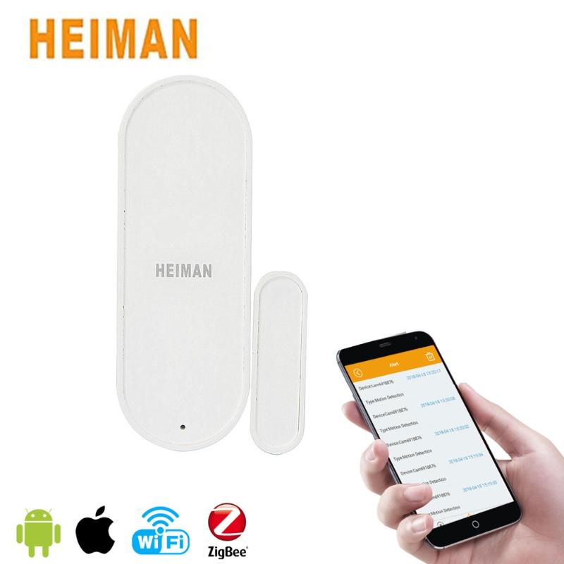 

HEIMAN ZigBee Smart Door Window Sensor Intelligent Home Security Equipment Wireless Connection with Battery HS3DS
