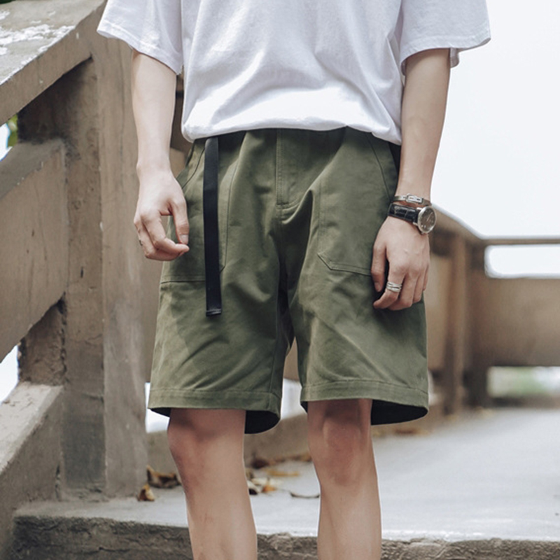 

Hot Newest Summer Casual Shorts Men's Cotton Fashion Style Man Shorts Bermuda Beach Shorts Short Men Male, Green