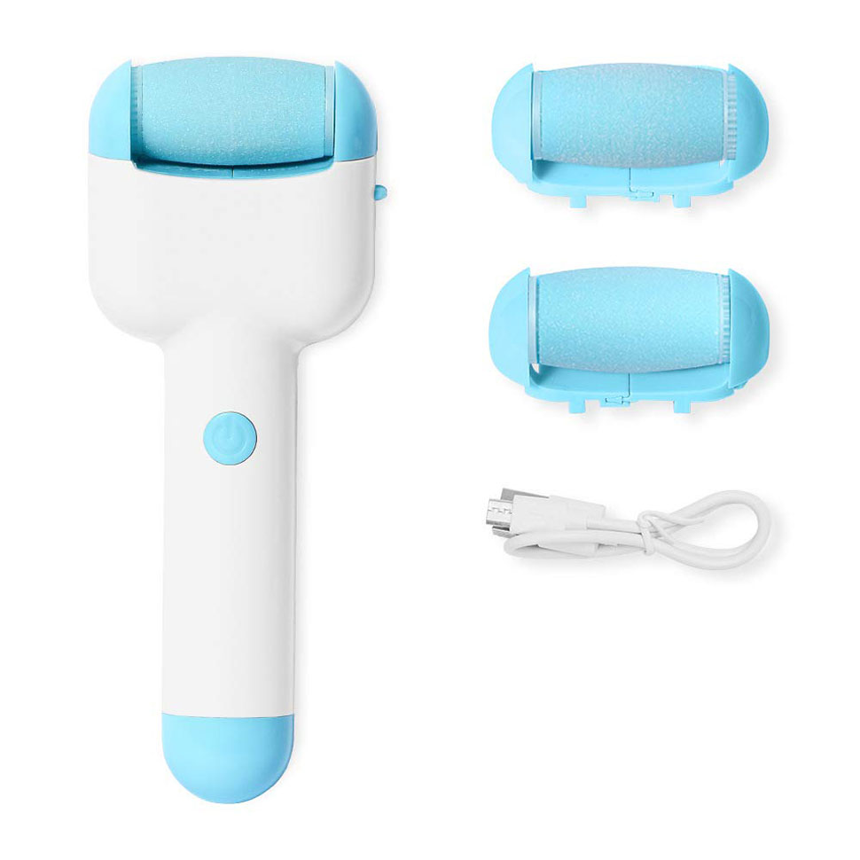 

Electric Pedicure Kit, USB Foot Grinder Scraper Scrubber Cuticle Callus Remover File Pumice Stone For Feet, Foot Scrub Exfoliator Care Kit
