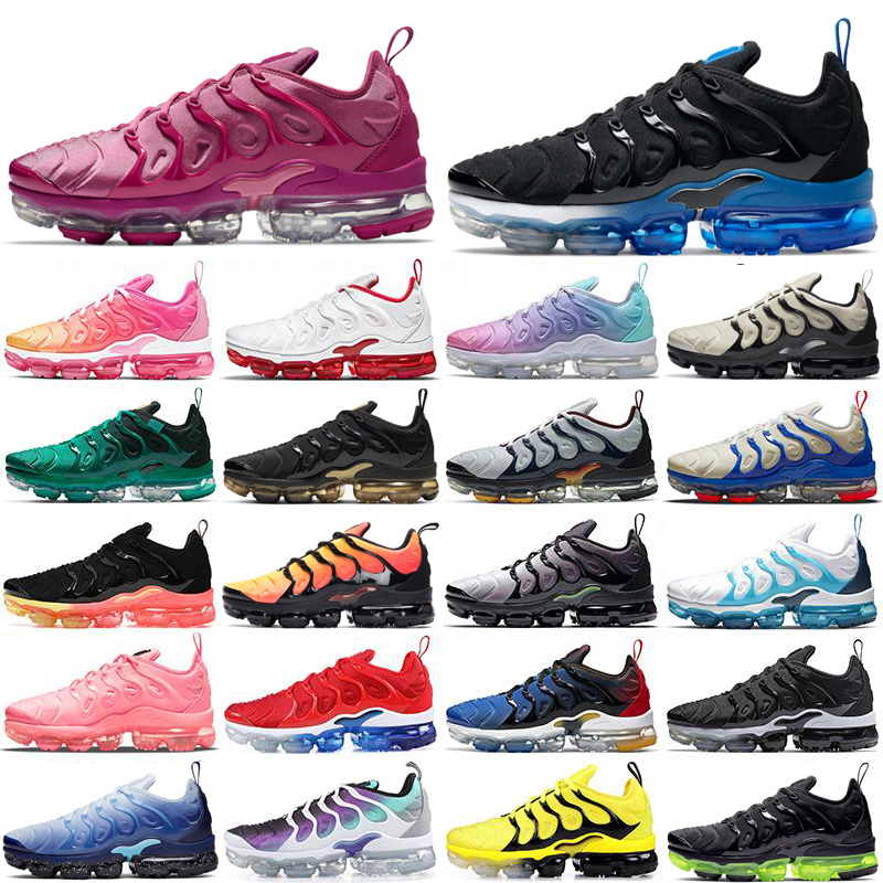 

Men Women Tn Plus Running Shoes Tuned Triple Black Sneakers Trainers Grey Laser Blue Deep Royal Crimson Red White Mesh, 40-45 game royal orange