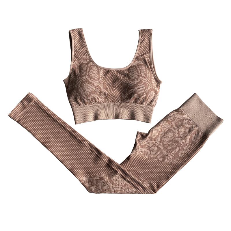 

Seamless Women Yoga Set Fitness Clothing Sports Clothes High Waist Gym Suits Padded Push-up Sports Bra 2pcs Yoga Suits, Yellow