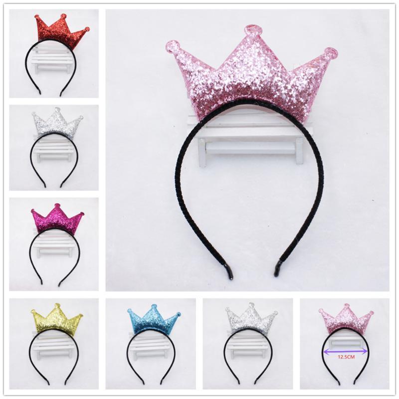 

Fashion Crown Hair Band Girl Shiny Sequins Crown Hair Accessories For Women Kid Gifts Hairband Kid Headband1, 12