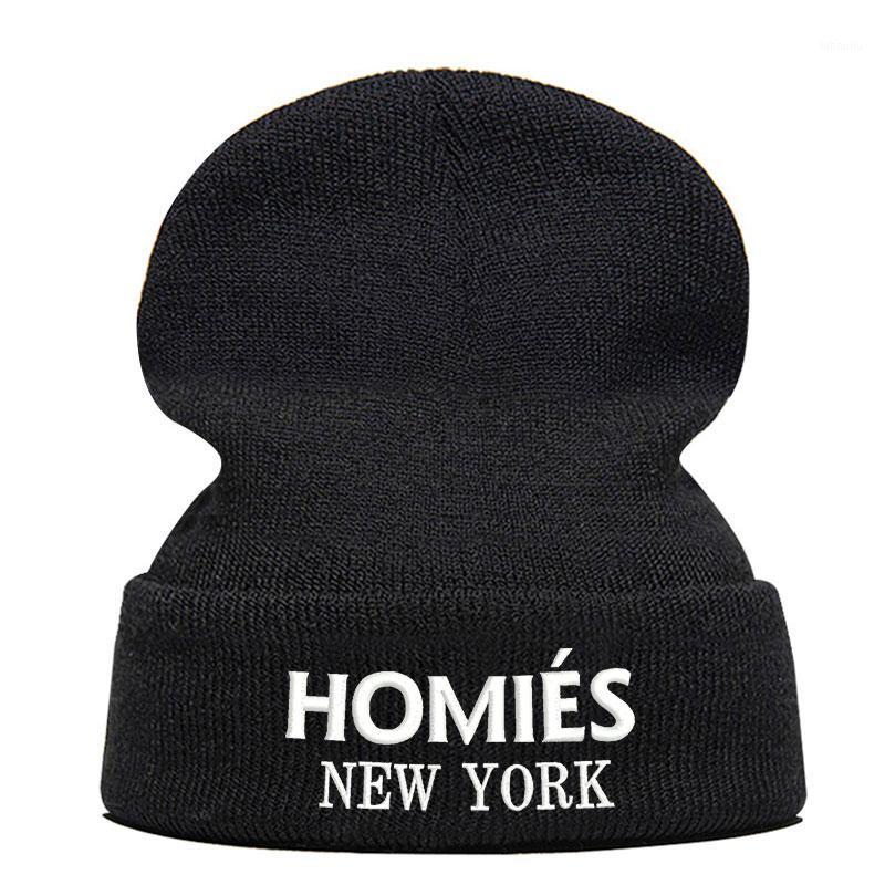 

High Quality Winter Beanie Hats Embroider Letter Fashion Warm Cap Unisex Elasticity Knit Beanie Black Hip-hop Hat Dropshipping1