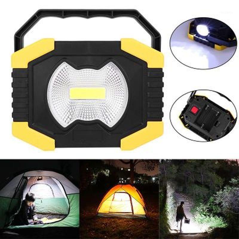 

Hot portable spotlight outdoor portable emergency light 20W camping tent lighting USB charging light night fishing walking1