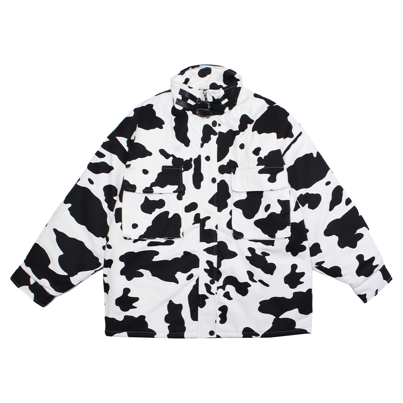 

2021 New Cow Color Thick Parka Mens Hip Hop Oversize Padded Streetwear Cotton Harajuku Winter Jacket Coat Outwear Men Tpxt, White