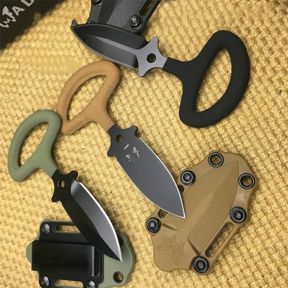 

Bechmade BM 176 BM 175 push knife karambit CNC D2 steel structure excellent tactical knife camping folding knife EDC tool Christma260I