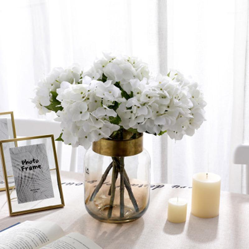 

10Pcs Artificial Hydrangea Hydrangea Wedding Flower Home Decoration And Flower Arrangement Wholesale Of Fake Flowers1, Red