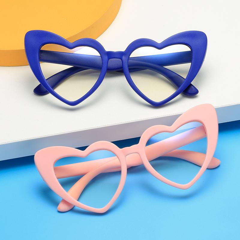 

Kids Blue Light Glasses Protective Optical Prescription Glasses Frame For Children Fashion Love Heart TR Eyeglass Frames Girl