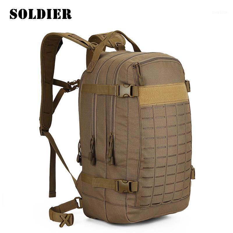 

New Tactical Hiking Backpack 35L Outdoor Cycling Bag Army Fans Field Combat Camping Bicycle Sports Rucksack Travel Boy1, Khaki