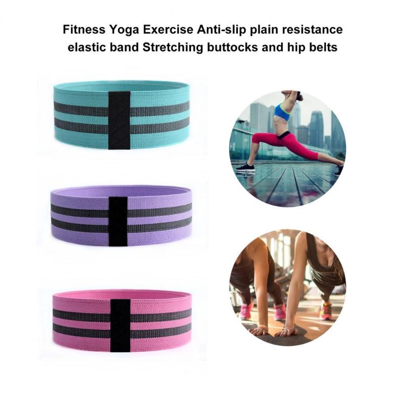 

Anti-slip Yoga Exercise Elastic Resistance Band Fitness Booty Bands Strength Training Belt Rubber Expander Elastic Band