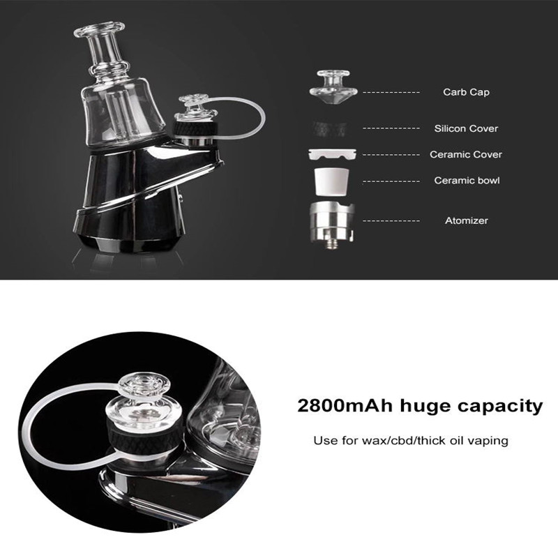 

Enail Dab SOC With TC Box Mod 2600mah H Enail Kit Wax Vaporizer Vaporizer Dabber Electronic Cigarette Vape Bowl Glass Kit Vunkr