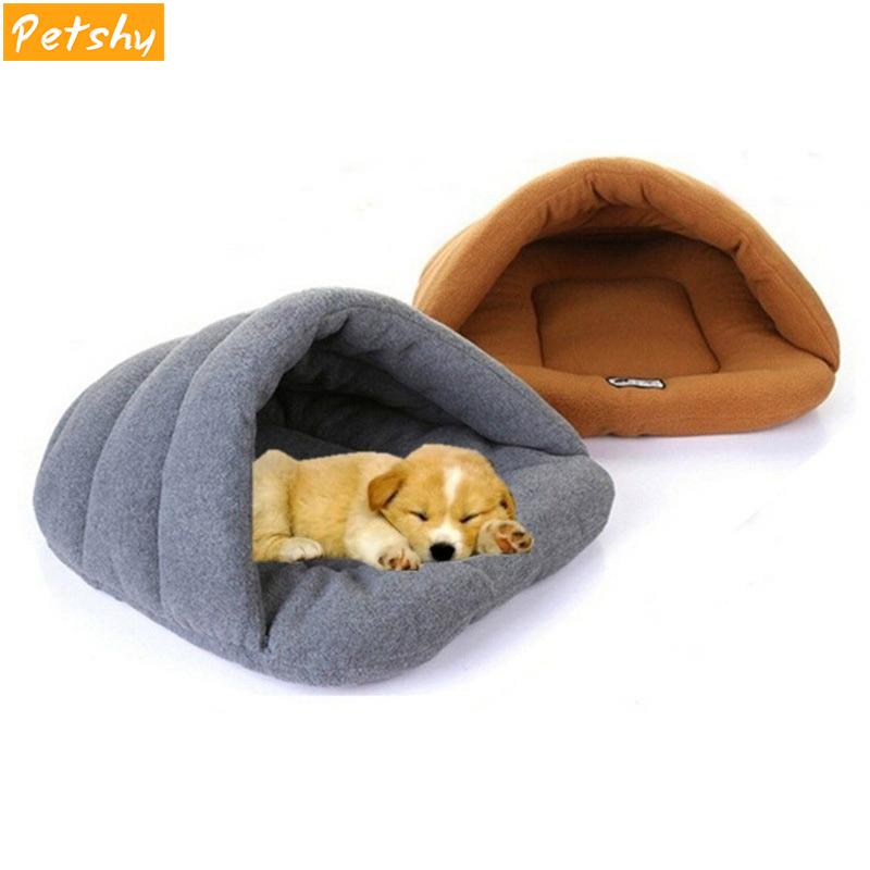 

Petshy Cat Cave Bed House Winter Warm Pet Nest Kitten Puppy Sleeping Bag Kennel Comfortable Small Dogs Sofa Home
