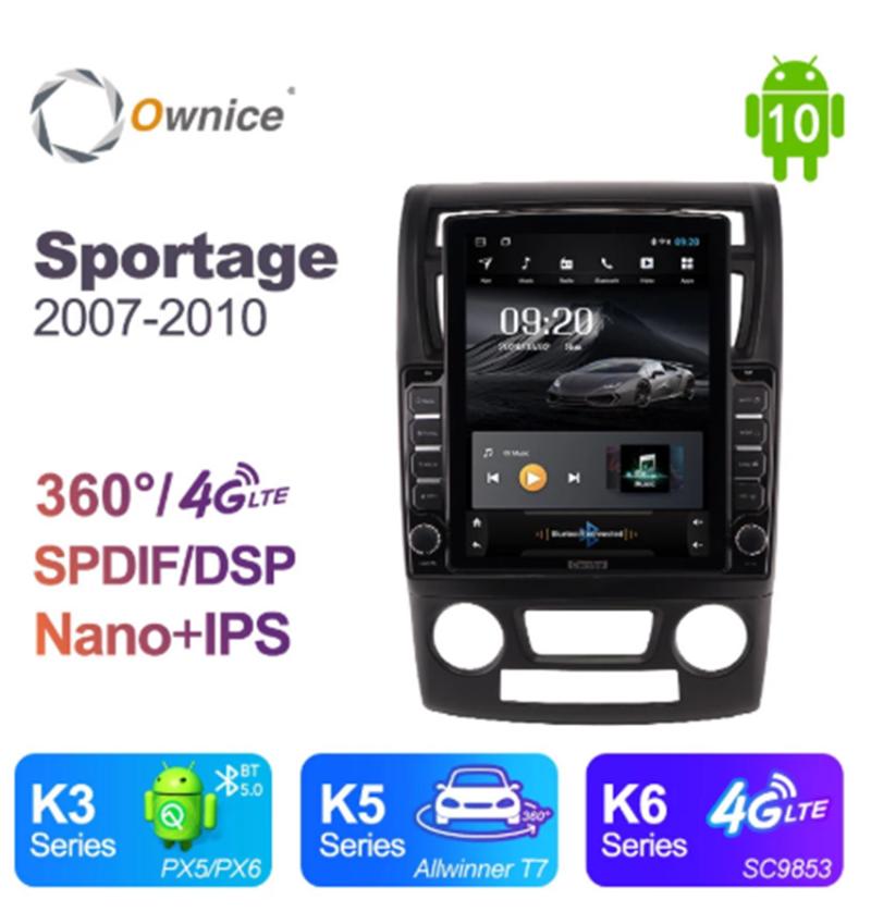 

Ownice Android 10.0 Car Radio for Kia Sportage 2007 2008 2009 2010 Auto Multimedia Video Audio GPS Player 4G LTE