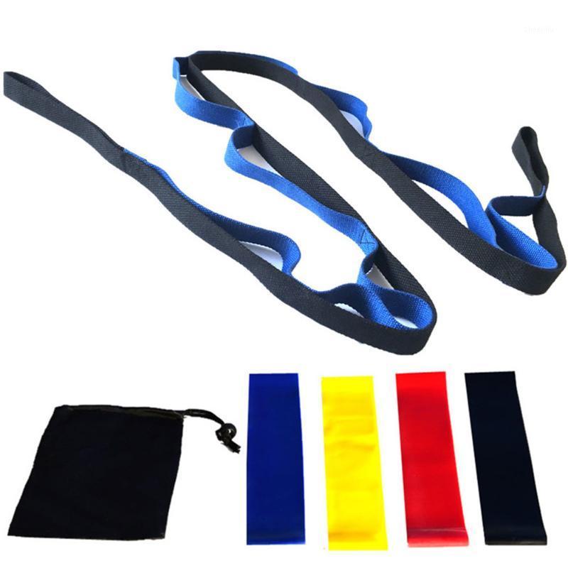 

6 pcs/set Yoga Rally Belt Six Piece Set Chrysanthemum Rope 10 Hole Resistance Ring 500 Belt Stretch Back Shoulder Stretch1