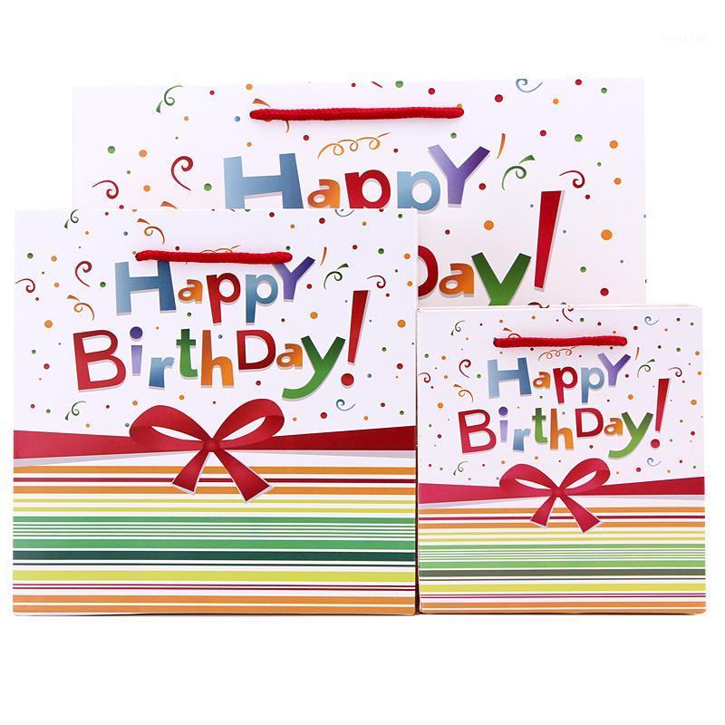 

10pcs Lovely gift bag paper bag with handle high fashion baby birthday gift and candy1