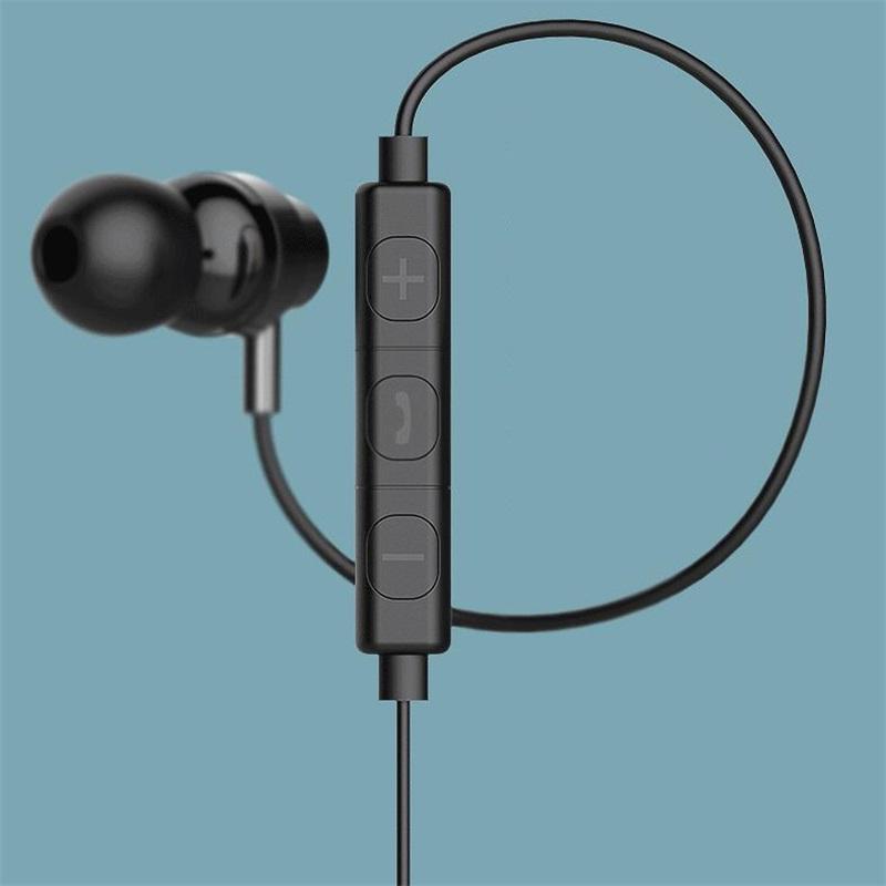 

Xiaomi youpin Haylou H8 Beautiful Multi-function Wire Earphones for xiaomi huawei, 3.5mm Black Music Earbuds With Mic B1