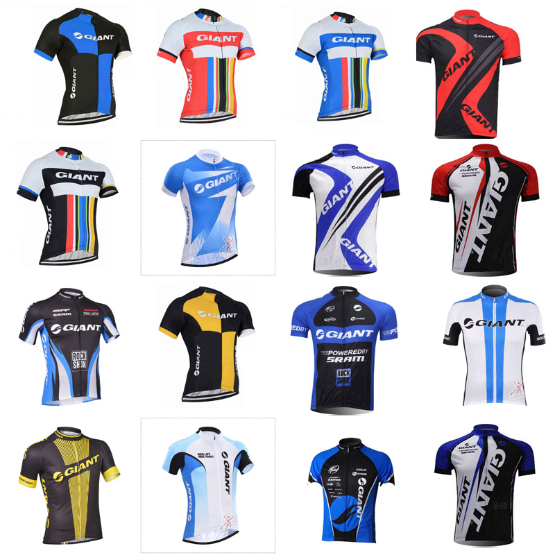 

GIANT team Cycling Short Sleeves jersey Short Sleeve Bike Shirts MTB Cycling Clothing Ropa Bicycle Wear Shirts, Black;red