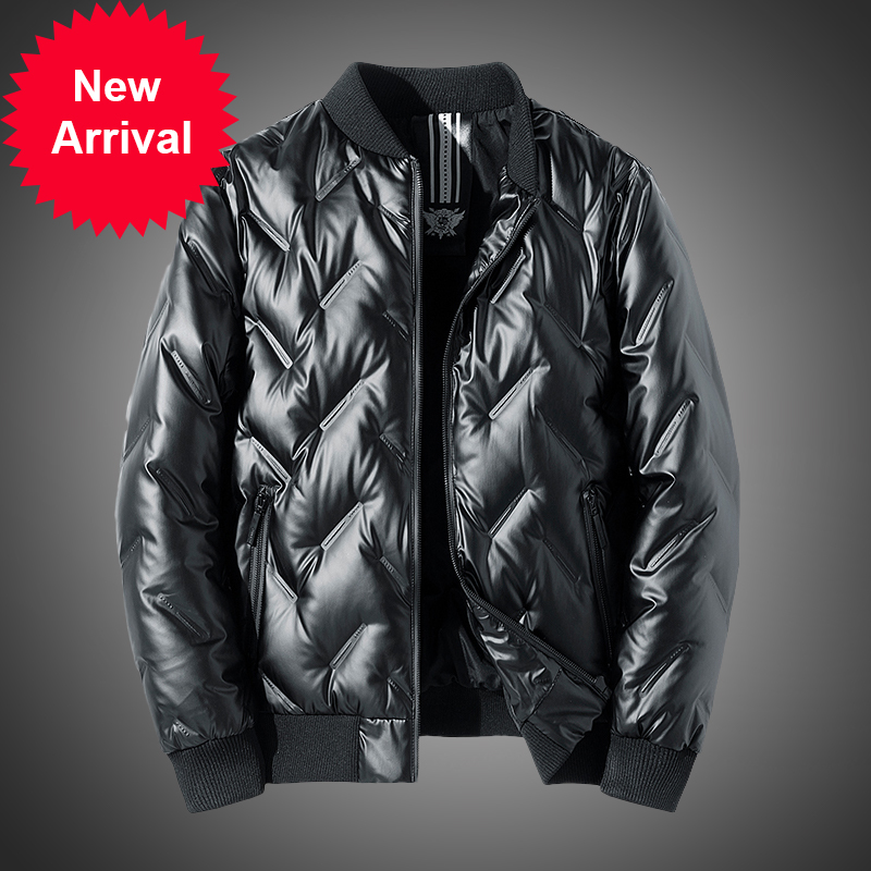 

2020 winter thick thermal 90% hot male parka outwear fashion white duck down jacket, Bl20325 black