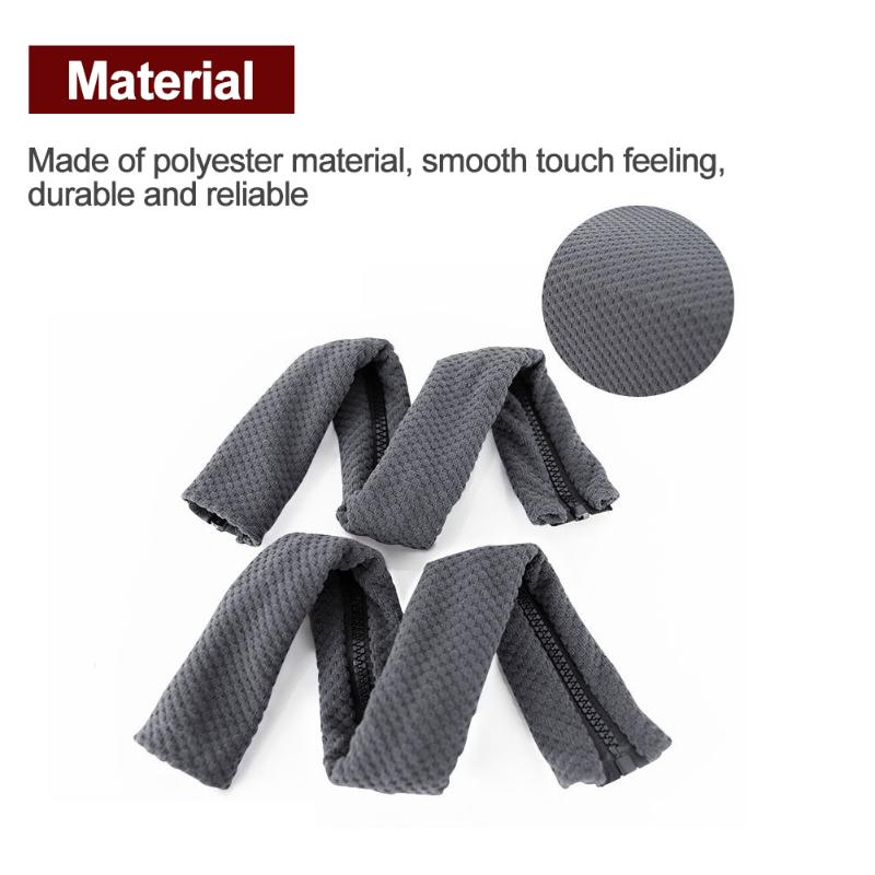 

1pair Home Slipcover Stretch Removable For Office Computer Solid Thickened Armrest Cover Dustproof Rotating Chair Polyester