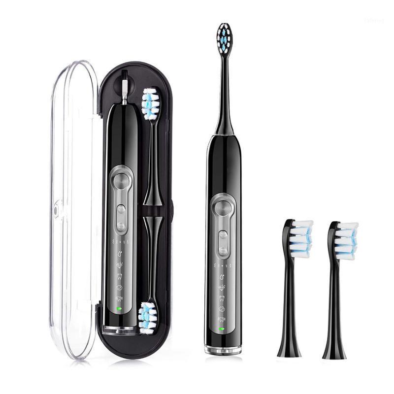

Ultrasonic Automatic Rechargeable Electric Toothbrush Adult Induction Soft Fur Smart For Student Party Couple Suit Men And Women1